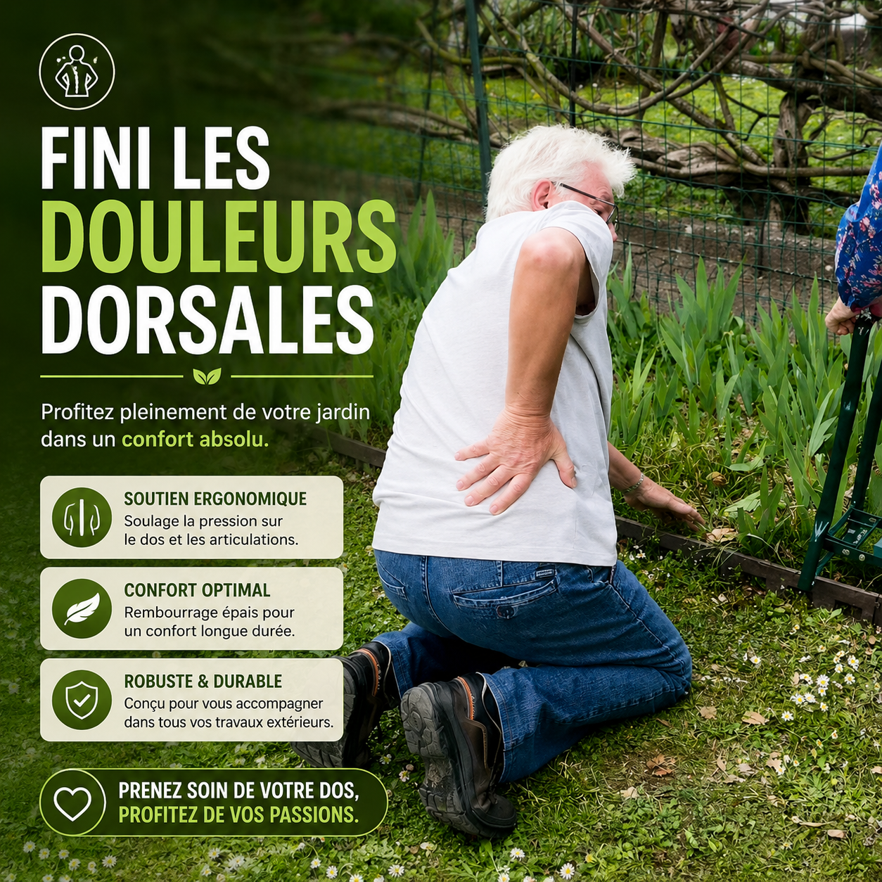 Kelvoria™ - Siège de jardin confortable -75%